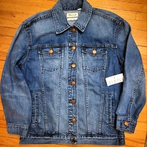 NWT Madewell oversized Jean jacket
